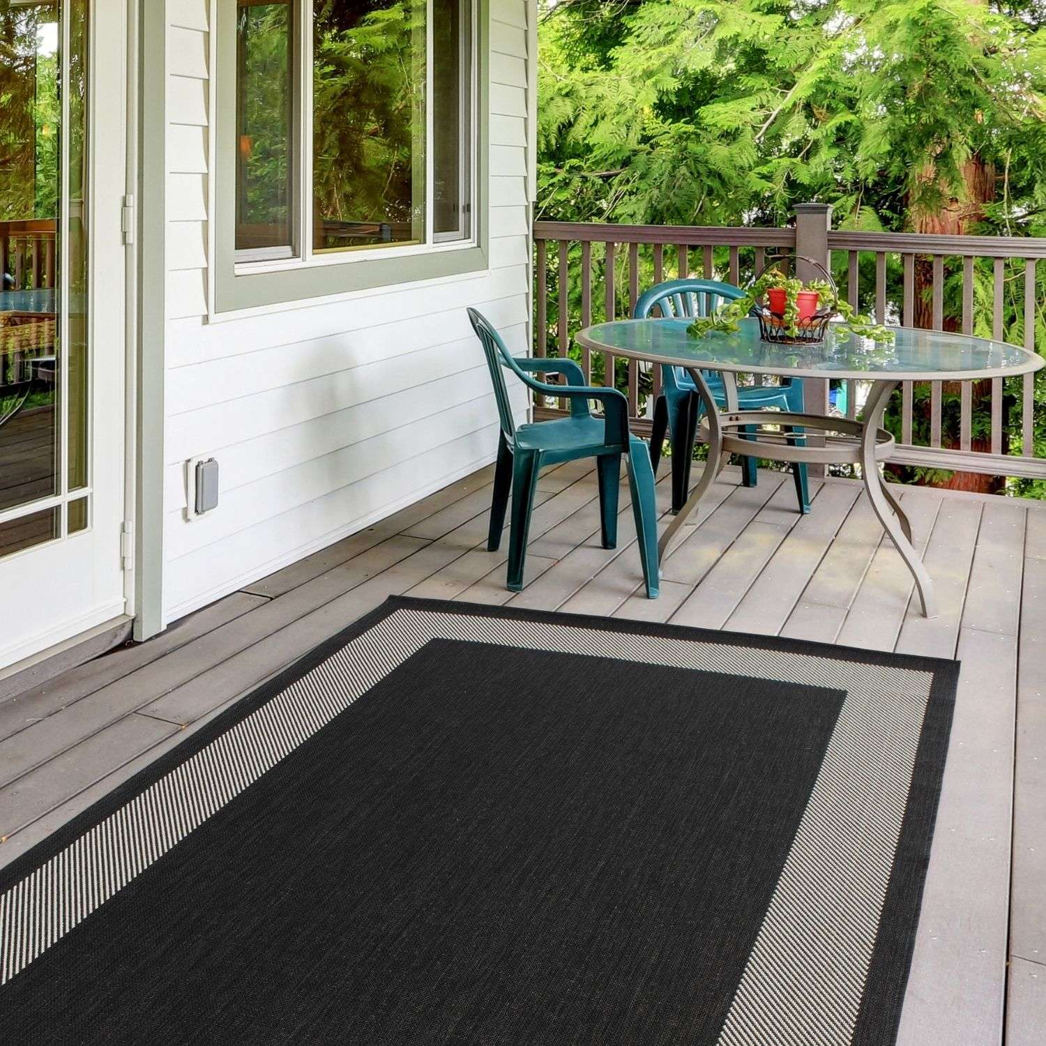 Ecology Outdoor Rug Black | 200bl - PN Home
