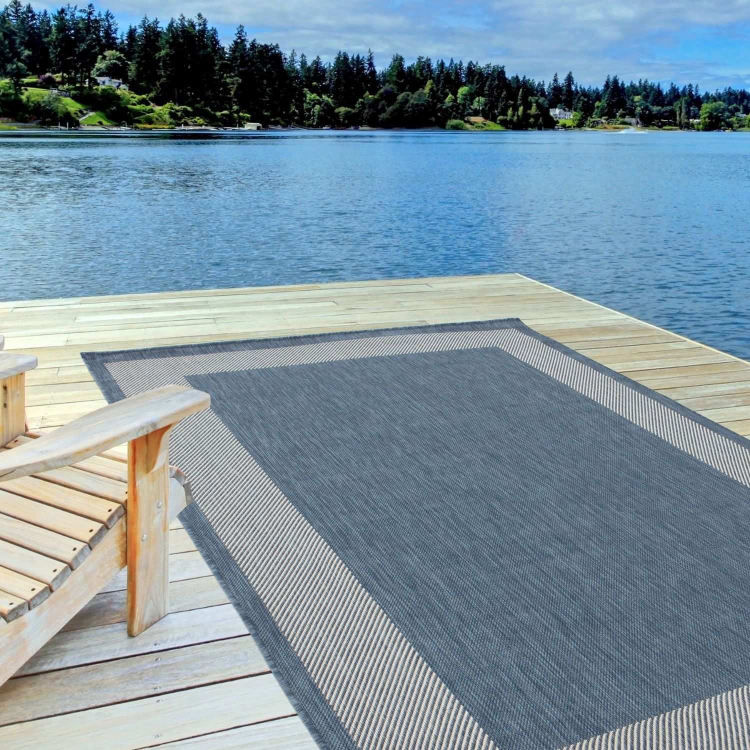 Ecology Outdoor Rug Blue | 200blu - PN Home