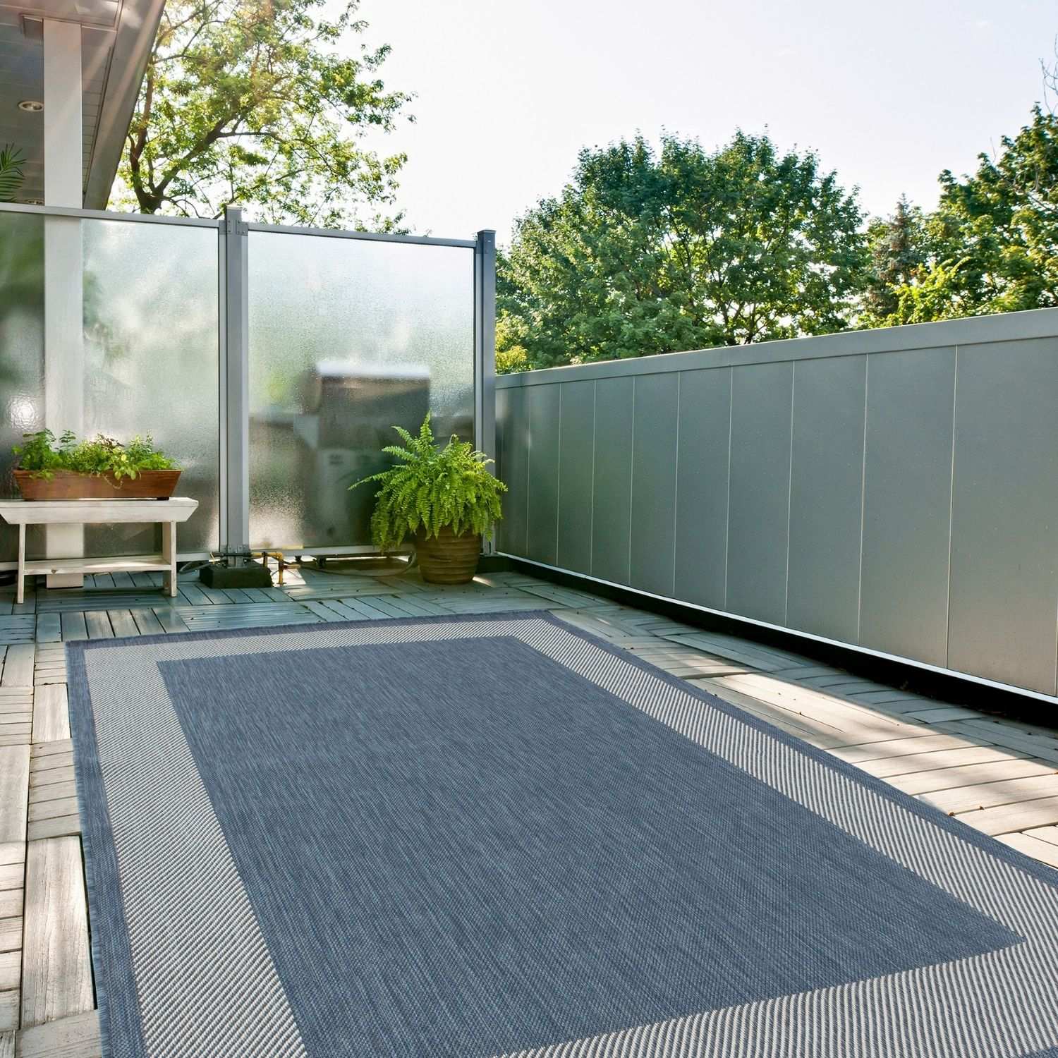 Ecology Outdoor Rug Blue | 200blu - PN Home