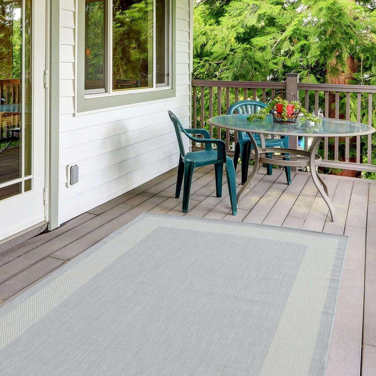 Ecology Outdoor Rug Grey | 200g