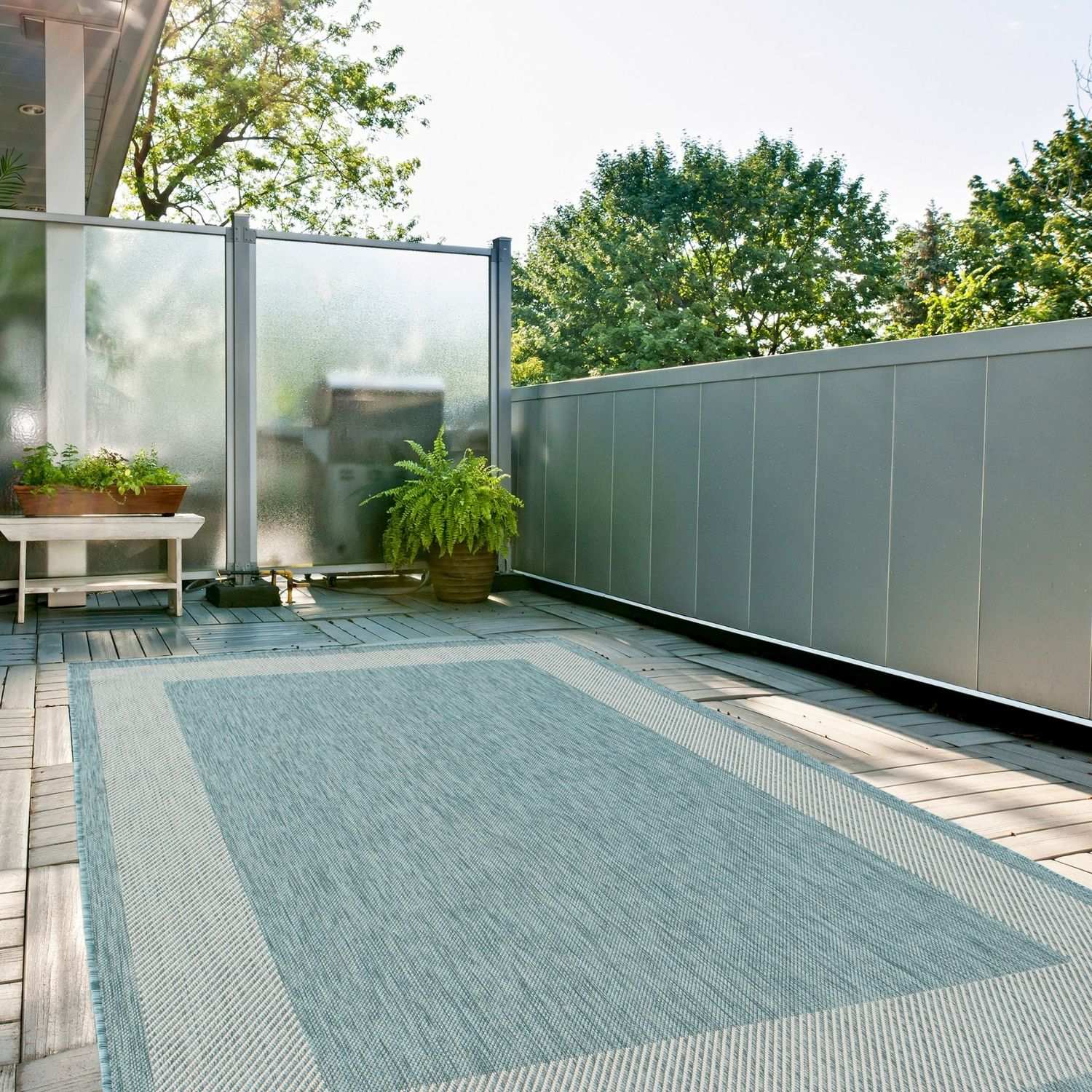 Ecology Outdoor Rug Aqua | 200AQ - PN Home