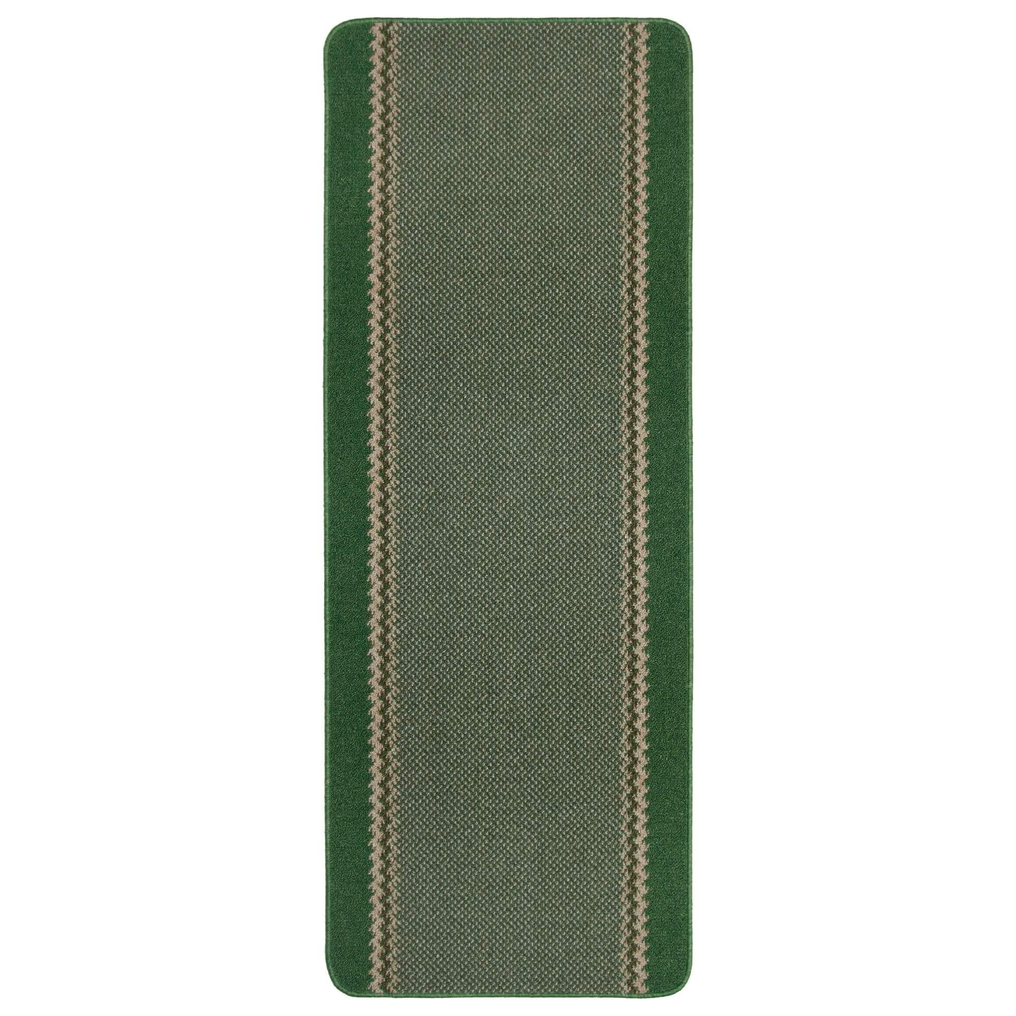 Washable Designer Bordered Green Rug | 116Gr - PN Home