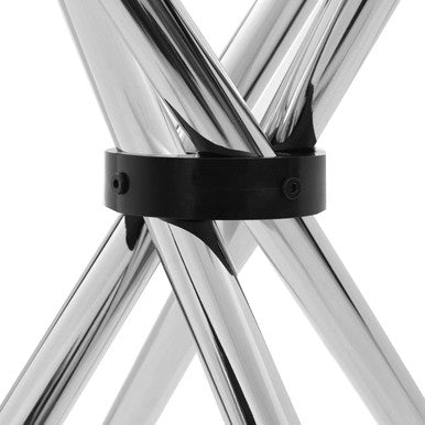 Afton Round Dining Table With Glass Top