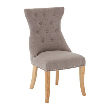 Regents Park Mink Linen Dining Chair - PN Home
