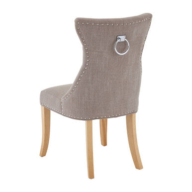 Regents Park Mink Linen Dining Chair - PN Home