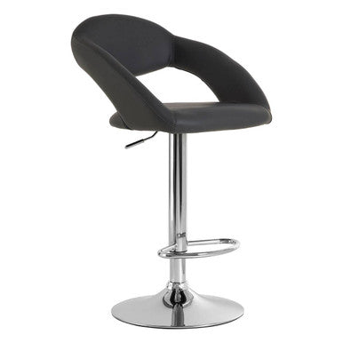 Taylor Grey Faux Leather Bar Chair - PN Home