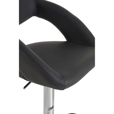 Taylor Grey Faux Leather Bar Chair - PN Home