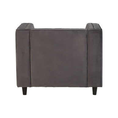 Farah Grey Velvet Chair - PN Home