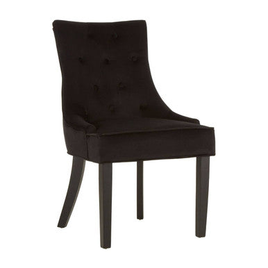 Daxton Black Velvet Dining Chair - PN Home