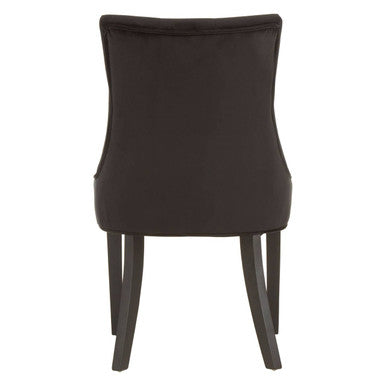 Daxton Black Velvet Dining Chair - PN Home