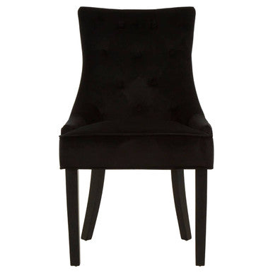 Daxton Black Velvet Dining Chair - PN Home