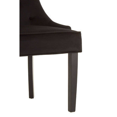 Daxton Black Velvet Dining Chair - PN Home