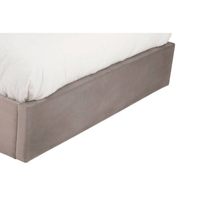 Hannah Grey Ottoman King Bed - PN Home