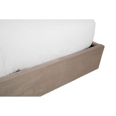 Hannah Mink Velvet Ottoman King Bed - PN Home