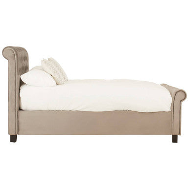 Orlando Grey Ottoman Double Bed - PN Home