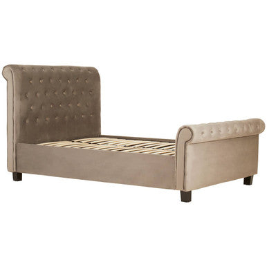 Orlando Grey Ottoman Double Bed - PN Home