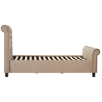 Orlando Grey Ottoman Double Bed - PN Home