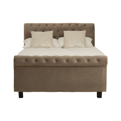 Orlando Grey Ottoman Double Bed - PN Home