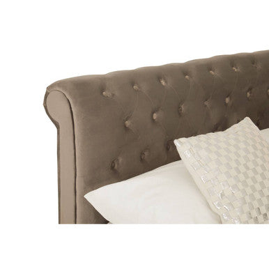 Orlando Grey Ottoman Double Bed - PN Home