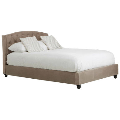 Josephine Mink Brushed Velvet Double Bed - PN Home