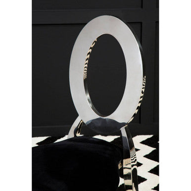 Sarita Stackable Silver Frame Dining Chair - PN Home