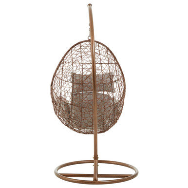 Goa Brown Rattan Hanging Chair - PN Home