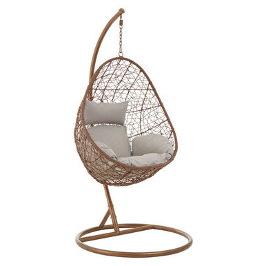 Goa Brown Rattan Hanging Chair - PN Home