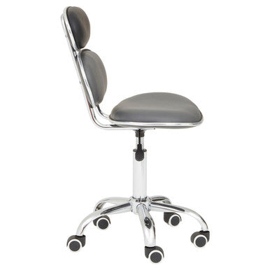 Fran Black Pu Home Office Chair - PN Home