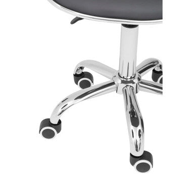 Fran Black Pu Home Office Chair - PN Home