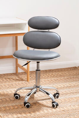 Fran Grey Pu Home Office Chair - PN Home