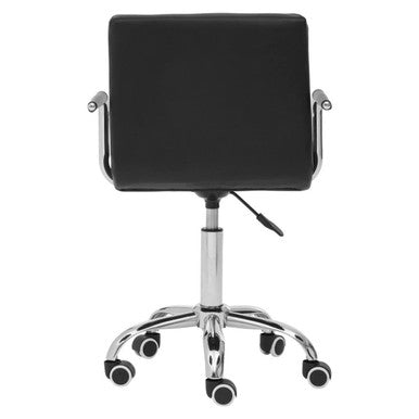 Finn Black Home Office Chair With Swivel Base - PN Home