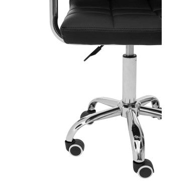 Finn Black Home Office Chair With Swivel Base - PN Home