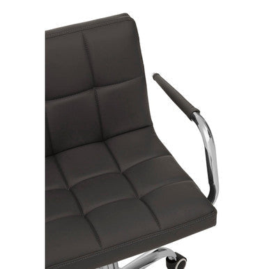 Finn Grey Home Office Chair With Swivel Base - PN Home