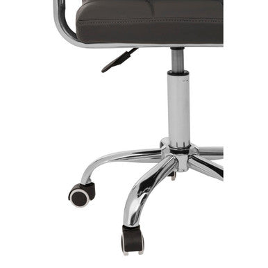 Finn Grey Home Office Chair With Swivel Base - PN Home
