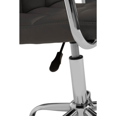 Finn Grey Home Office Chair With Swivel Base - PN Home