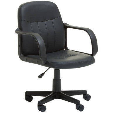 Flint Black Pu Home Office Chair - PN Home