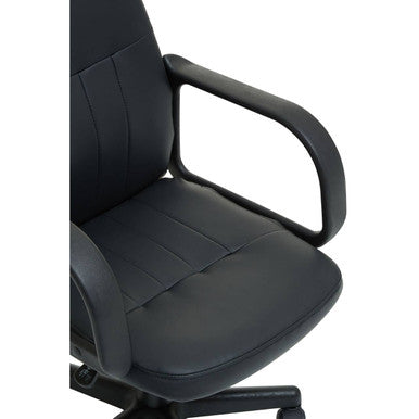 Flint Black Pu Home Office Chair - PN Home
