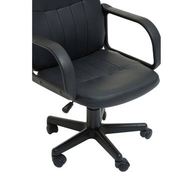 Flint Black Pu Home Office Chair - PN Home
