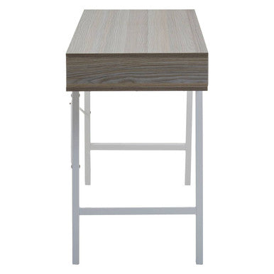 Bradbury Two Drawer Light Oak Veneer Desk - PN Home