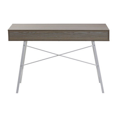 Bradbury Two Drawer Light Oak Veneer Desk - PN Home