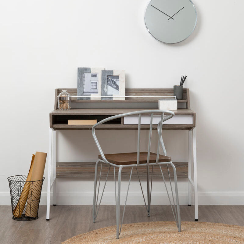 Bradbury Light Oak Veneer Desk - PN Home