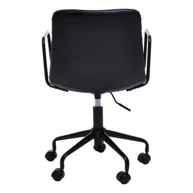 Forbes Black Home Office Chair - PN Home