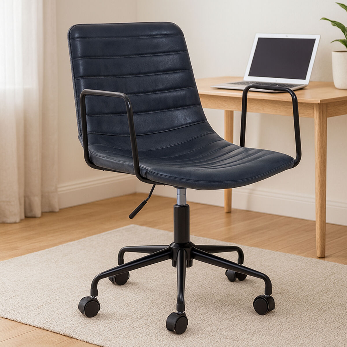 Forbes Grey Home Office Chair - PN Home