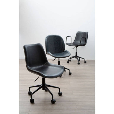 Bloomberg Black Home Office Chair - PN Home