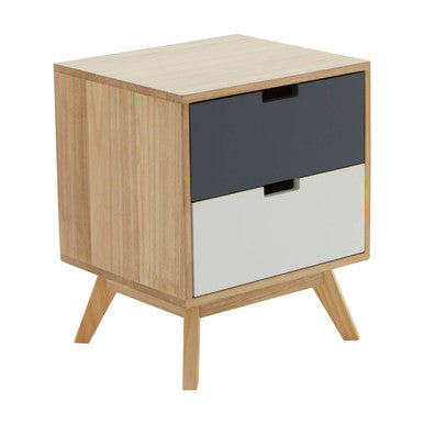Watson 2 Drawer Bedside Table - PN Home
