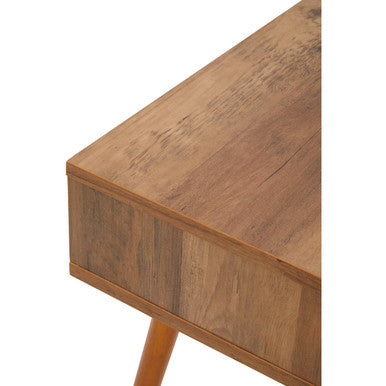 Frida Wood Veneer Bedside Table with 1 Drawer - PN Home