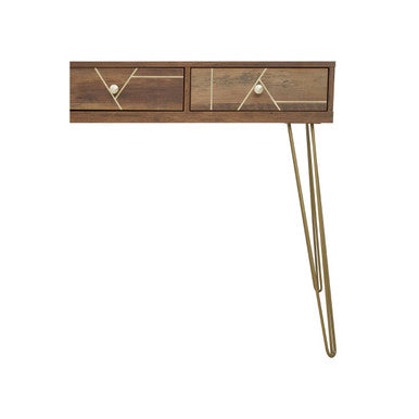 Flori Three Drawer Desk - PN Home
