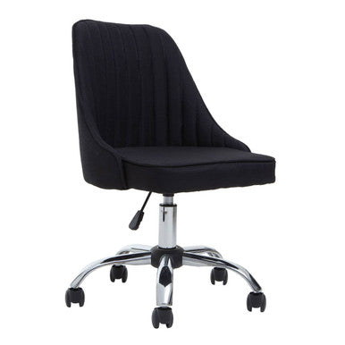 Alexi Black Fabric Home Office Chair - PN Home