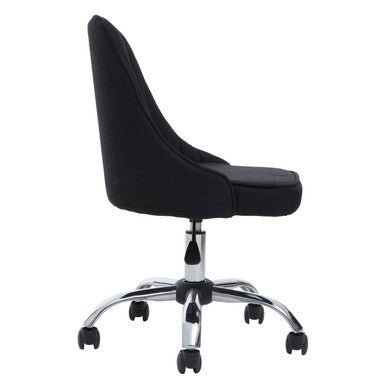 Alexi Black Fabric Home Office Chair - PN Home