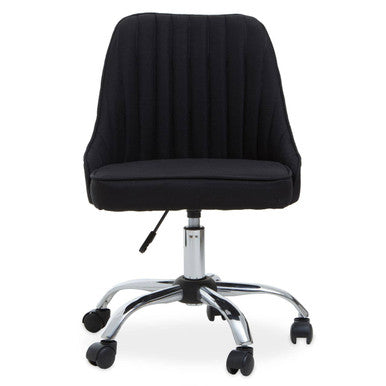Alexi Black Fabric Home Office Chair - PN Home